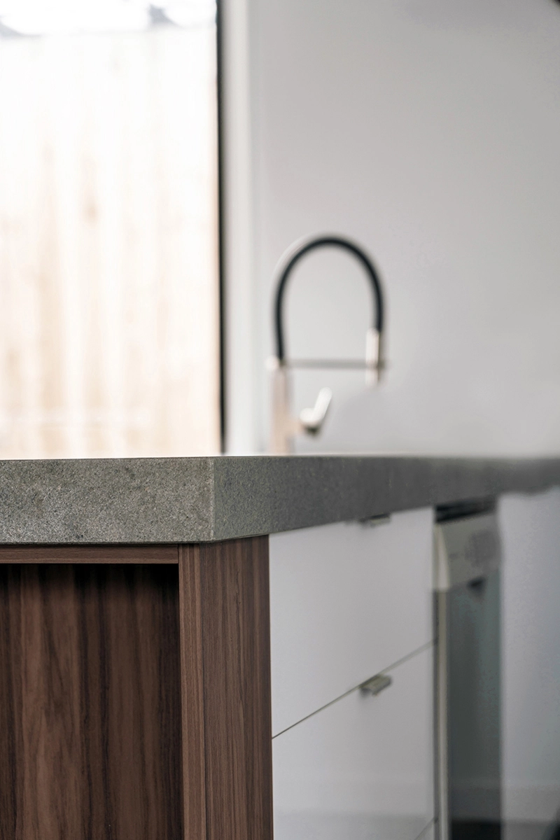 Kitchen image of an architect designed new build house.
